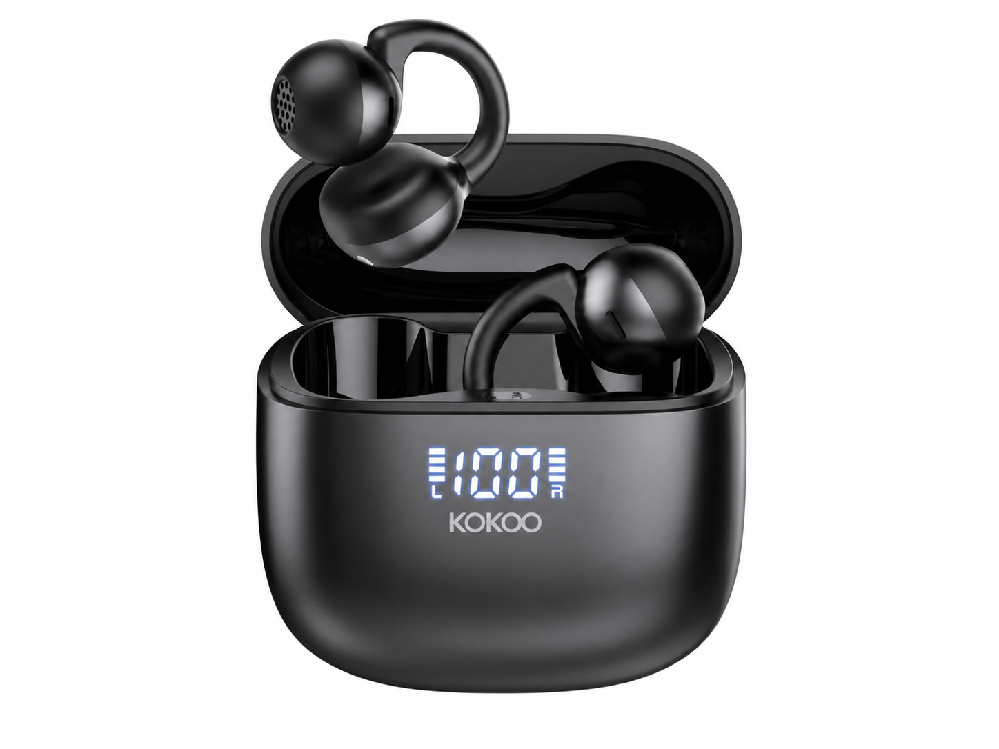 KOKOO open-ear sports earbuds and charging case